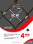 Gri Güvenlik File– 1,5 M Yükseklik | Metreyle Kesim | 4 mm Ip, 5x5 cm Göz Aralığı + Montaj Aparatları 3