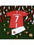 Manchester United Ronaldo Kırmızı T-Shirt Şortlu Halı Saha Forma 5
