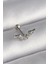 316L Çelik Gümüş Renk Zirkon Taş Detay Kanat Model Tragus Piercing 1