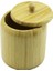 No-12 Ahşap - Bambu Şekerlik Kapaklı Çap: 11.3cm Derinlik: 11CM (5047) 1