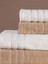 Pamuklu4'lü Banyo Havlu Seti Hamam Takımı Seti Günlük Çeyizlik Banyo Havlusu 3