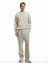 Yeni Sezon Bisiklet Yaka Dikiş Detaylı Şardonlu Pamuk Karışımlı Basic Sweatshirt 2