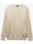 Yeni Sezon Bisiklet Yaka Dikiş Detaylı Şardonlu Pamuk Karışımlı Basic Sweatshirt 3