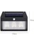 HB-500 Model 4'lü Paket Dekoratif Güneş Enerjili Bahçe 3 Adet LED Ampül Hareket Sensörlü Bahçe LED Su Geçirmez 3 Mod'lu Solar Duvar LED 2