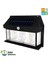 HB-500 Model 4'lü Paket Dekoratif Güneş Enerjili Bahçe 3 Adet LED Ampül Hareket Sensörlü Bahçe LED Su Geçirmez 3 Mod'lu Solar Duvar LED 5