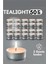 Tealight Mum 50 Adet - Kokusuz Dekoratif Mum 2