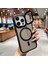 iPhone 15 Pro Max Manyetik Kılıf Cilt Dokunuşlu Tpu Akrilik Telefon Arka Kapağı Lens Koruyucu Ayaklı (Yurt Dışından) 1