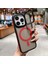 iPhone 15 Pro Max Manyetik Kılıf Cilt Dokunuşlu Tpu Akrilik Telefon Arka Kapağı Lens Koruyucu Ayaklı (Yurt Dışından) 1