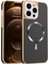 iPhone 15 Pro Manyetik Kılıf Elektrokaplama Düşmeye Karşı Dayanıklı Tpu + Pc Telefon Arka Kapağı (Yurt Dışından) 1