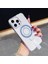 iPhone 15 Pro Manyetik Kılıf Lazer Parıltılı Şeffaf Pc Telefon Kılıfı ve Elde Taşınabilen Askı (Yurt Dışından) 1