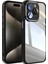 iPhone 15 Pro Darbeye Dayanıklı Tpu + Pc Kılıflı Metal Düğmeli Şeffaf Telefon Kılıfı (Yurt Dışından) 1