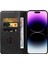 iPhone 15 Pro Max Cüzdan Manyetik Kapatma Dana Dokulu Deri Telefon Kılıfı (Yurt Dışından) 2
