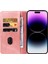 iPhone 15 Pro Max Cüzdan Manyetik Kapatma Dana Dokulu Deri Telefon Kılıfı (Yurt Dışından) 2