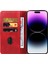iPhone 15 Pro Max Cüzdan Manyetik Kapatma Dana Dokulu Deri Telefon Kılıfı (Yurt Dışından) 2