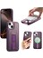iPhone 15 Manyetik Kılıf Bileklik Pu Deri + Pc Darbeye Dayanıklı Telefon Kılıfı (Yurt Dışından) 1