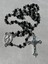 4mm Siyah Çek Kristali Katolik Hristiyan Rosary Çocuk Tesbihi 1