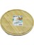 Yuvarlak Döner Tablalı Ahşap Bambu Sunum Tepsisi Tahtası =29.7cm - Mini Sofra Kanallı Kenar (5047) 1