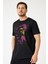 Y2K T-Shirt Face Aesthetic Unisex Tişört Siyah Kısa Kollu 1