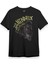 The Jimi Hendrix Experience Blues Rock Guitar Gitar Baskılı Tişört Siyah T-Shirt 2