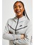Tech Fleece Windrunner Full Zip Hoodie Kapüşonlu Kadın Sweatshirt Gri 3