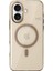 HBC-330 Glaze iPhone 16 Magsafe Kılıf - Gold 1