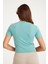 The Sea Is Calling Summer Vibe Deniz Güneş Kum Yaz Kadın Tişört Kısa Kollu T-Shirt Mint Crop 3