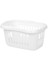 Dekoratif Beyaz Çamaşır Sepeti – Temiz ve Ferah Görünüm (39 Litre) 1