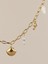 Oceana Deniz Kabuğu Kaplumbağa Charm Choker Çelik Kolye 4