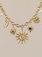 Solara Güneş Charm Choker Kadın Çelik Kolye 2