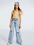 Kız Çocuk Yırtık Detaylı Wide Leg Pantalon 1