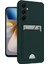 Samsung Galaxy S24 Plus Uyumlu Arka Kamera Korumalı Kart Koyulabilen Silikon Kartlıklı Kılıf Kapak 1