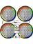 Pixel Ledli 20CM Hoparlör Kapak Animasyonlu 4 Adet Egb EG-9966 1