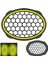 Midrange Kapağı Neon Ledli Oval Sarı 2 Adet 1