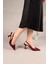 Luma Arkası Açık Stiletto Bordo 1