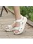 Divamod 1300 Kadın Cırtlı Kalın Taban Comfort Sandalet 1