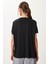 Basic Modal Örme T-Shirt LFN0101 Siyah 3
