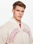 Relaxed Pinstripe Erkek Bomber Ceket 4