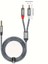 3-Metre 3.5mm To 2 Rca Aux Ses Kablosu 3.5mm Jack Rca Ayırıcı Aux Hi-Fi Ses Teknolojisi Hasır Örgülü Sağma Kablo Orjinal 7