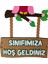 Keçe Sınıfımıza Hoş Geldiniz Okul Kapı Süsü Baykuşlu 3