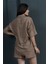 Keten Oversize Gömlek 70039 4