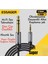 1.20 Metre. 3.5mm To 6.5mm Ses Kablosu Hi-Fi Ses Teknolojisi+Dac Çip+Hasır Örgülü Sağlam Trs Jack Aux Stereo Ses Kablosu 3