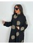 Glow Nakışlı Kimono Takın Uzun Maxi Boy Gömlek Pantolonlu Takım 6