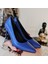 Jilya Mavi Cilt Stiletto Ayakkabı - Lisinya - 39 4