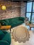 Dekoratif Jüt Hasır El Örgüsü Halı Kilim Oval-Mutfak Salon Balkon Kilim Paspas Yolluk 1