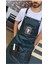 Berber Önlüğü Kuaför Apron Deri Iş Önlüğü Siyah 4