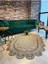 Dekoratif Jüt Hasır El Örgüsü Halı Kilim Oval-Mutfak Salon Balkon Kilim Paspas Yolluk 2