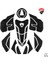 Ducati Panigale, Streetfighter, V4, V4S 2018-2024 ile Uyumlu Kaydırmaz 6D Karbon 22 Parça Tank Pad Seti GC12 2