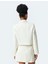 Yeni Sezon Uzun Kollu Slim Fit Kruvaze Crop Tüvit Blazer Ceket 4