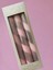 Ae'on Glimmer Swirl Collection 3'lü Şamdan Set Pembe-Gri 1