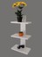 🪴 3’lü Dekoratif Duvar Rafı – Beyaz (30X15 Cm) 1
